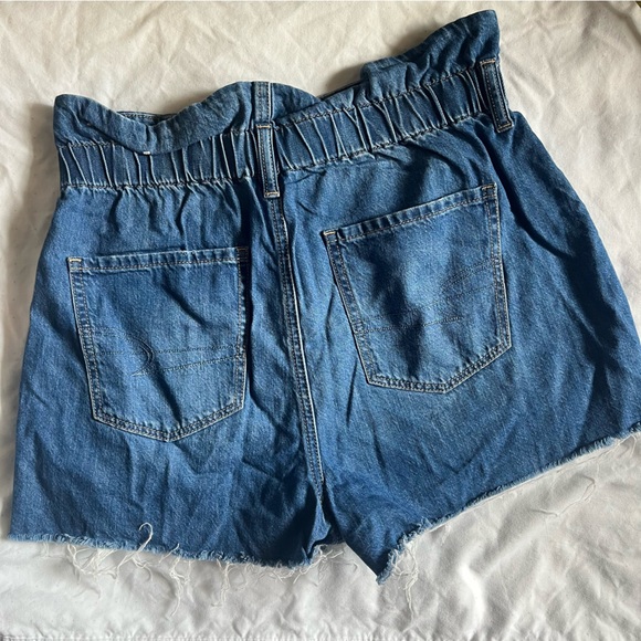 American Eagle High Waist Cut Off Denim Shorts - Picture 5 of 5
